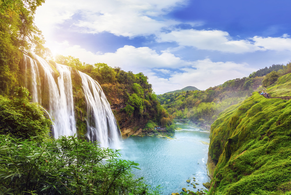 Huangguoshu Falls, Guizhou, China.