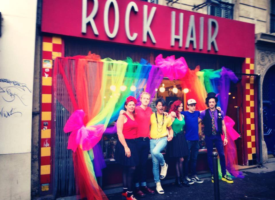 ROCK HAIR, Paris, France. facebook.com/pg/ROCK-HAIR/