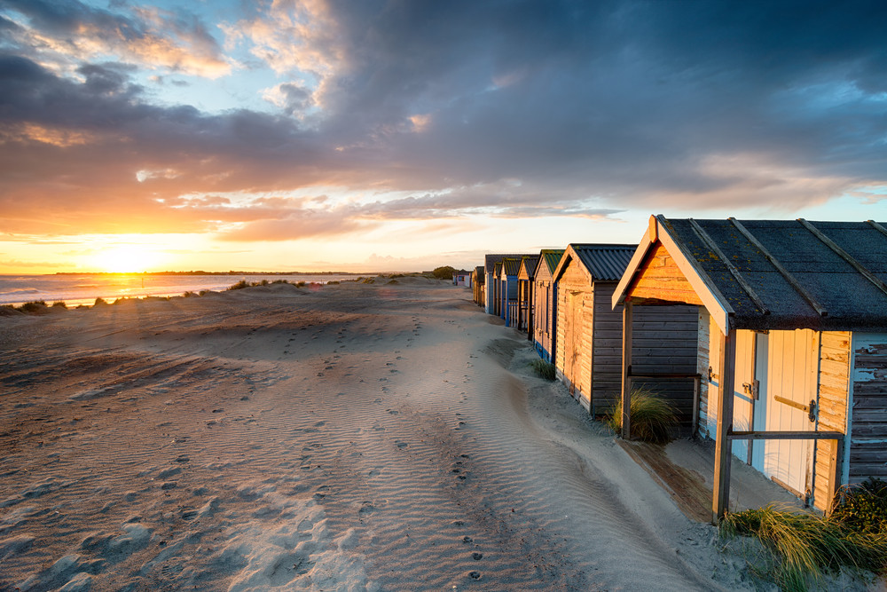 West Wittering beach, Chichester, UK.