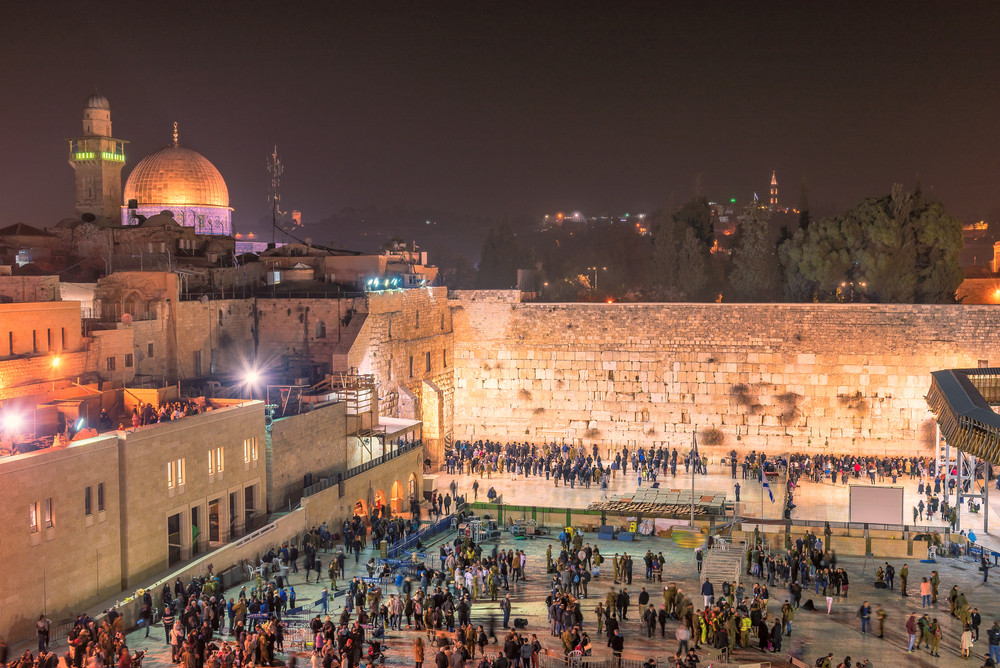 Hanukkah 2020, Jerusalem, Israel. 