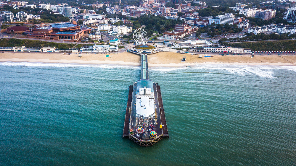 Bournemouth Pier, Bournemouth, UK.