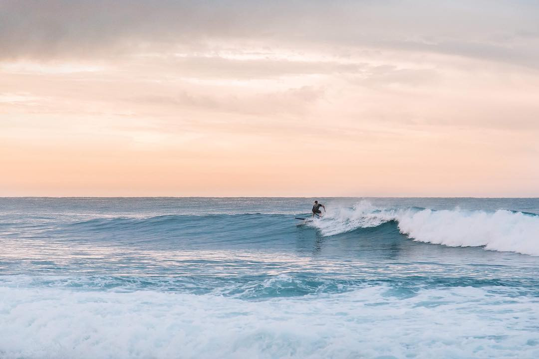 Twilight surf, Todos Santos, Mexico. instagram.com/ouradventurefam