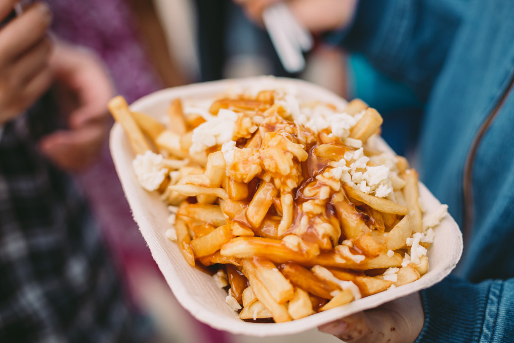 Poutine in Canada.