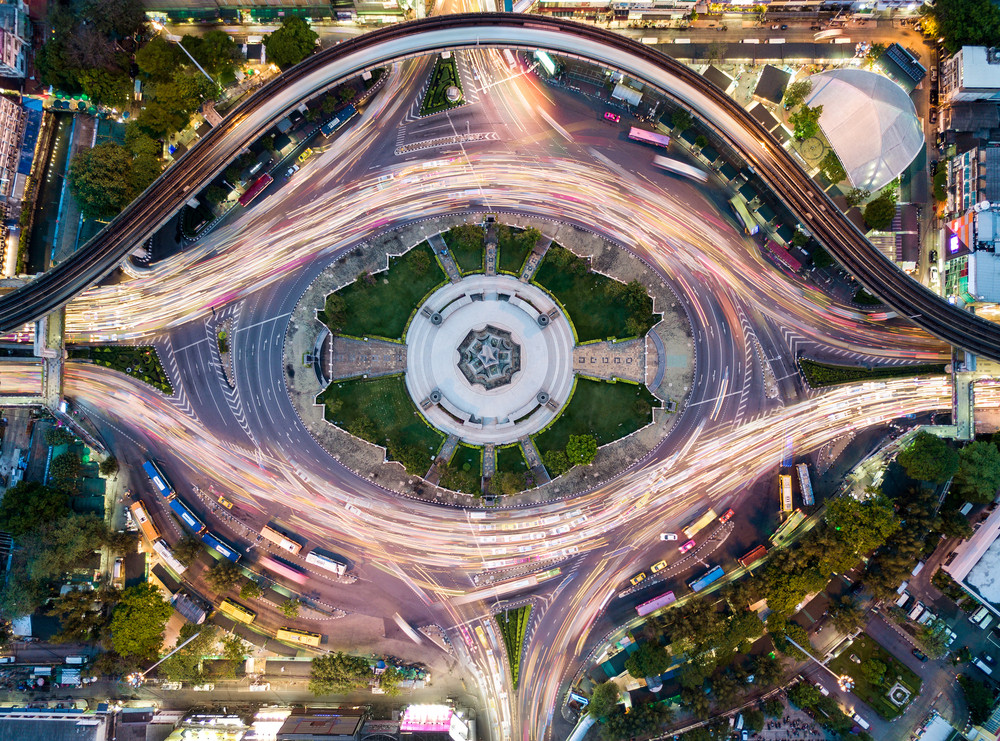 Victory Monument, Bangkok, Thailand.