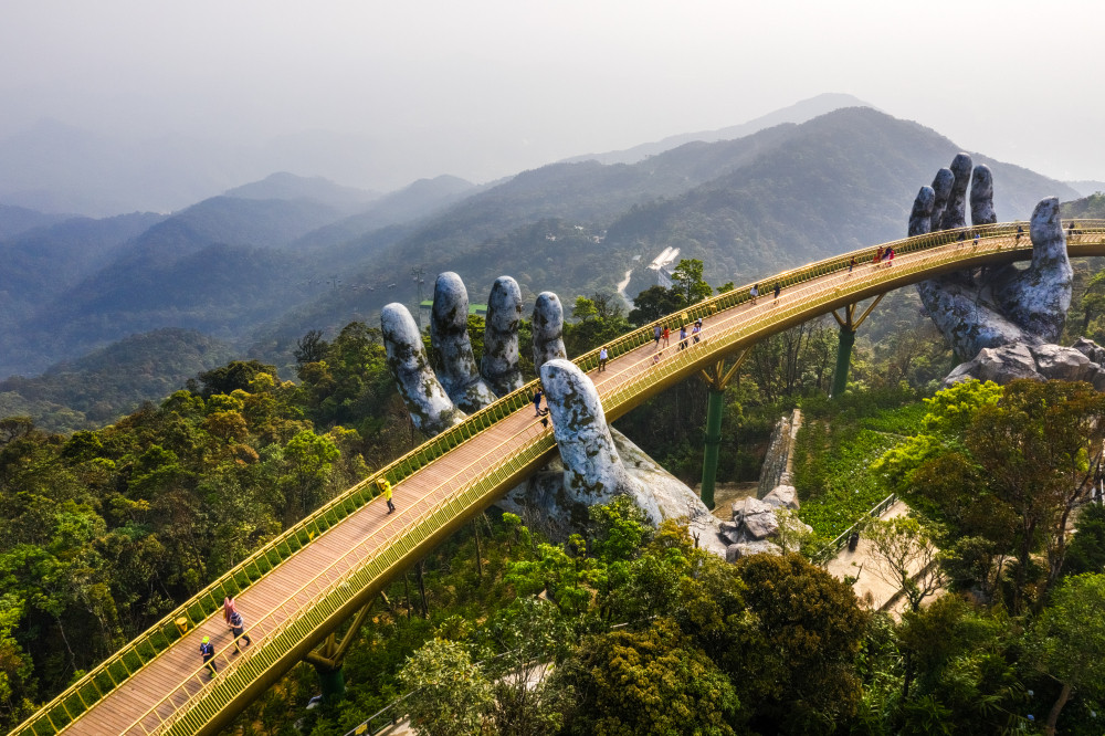 Golden Bridge, Da Nang, Vietnam.