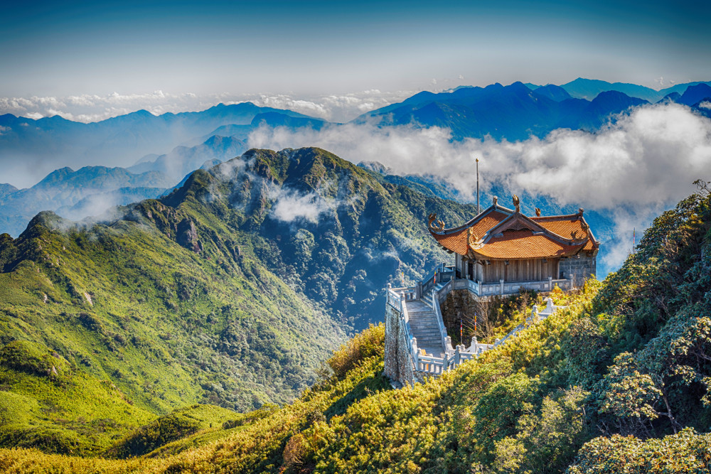 Fansipan, the Roof of Indochina, Sapa, Vietnam. 