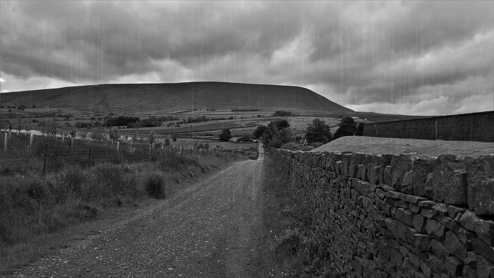 Pendle Hill, Lancashire, England.