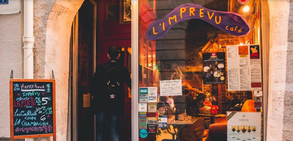 L'Imprévu Café, Paris, France. facebook.com/Imprevu-Cafe/